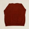 red knitted pullover