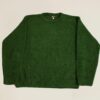 green knitted pullover