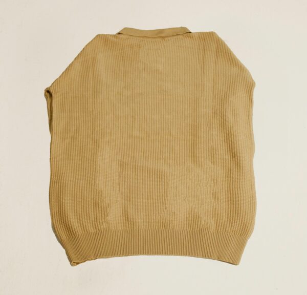 brown knitted long-sleeve